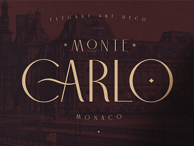 Carlo Monaco - Elegant Art Deco art art deco art decor art design branding calligraphy fonts classy design elegant art deco elegant fonts font font design fonts collection modern sans serif sans serif fonts serif serif font serif fonts typography