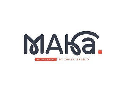 Maka Typeface design display font display fonts drizy font font design fonts collection handpicked ligature luxury font minimal font modern font modern fonts new popular font sans serif sans serif font serif font serif fonts trending trendy