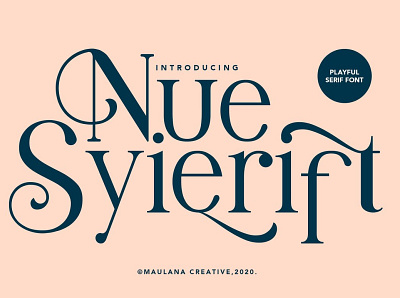 Nue Syierift - Playful Serif Font branding calligraphy design elegant fonts font design fonts collection lettering logo modern playful serif playful serif font sans serif sans serif font sans serif fonts serif font serif fonts serif typeface simple typeface typography