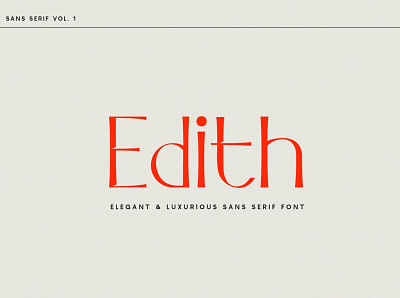 Edith | Sans Serif Font branding calligraphy design elegant fonts font design fonts collection lettering lettering art logo modern fonts sans serif sans serif font sans serif fonts script font serif font serif fonts typeface typography typography art typography design