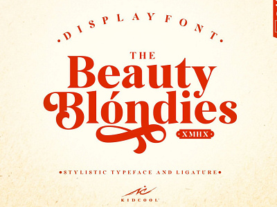 The Beauty Blondies - Display Font alternate branding calligraphy font design display font display fonts elegant fonts font design fonts collection functional lettering ligature ligature font ligatures logo numeral sans serif font serif font stylistic typeface typography