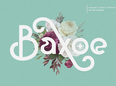 Baxoe | Elegant and Fancy Typeface branding calligraphy color curly elegant font elegant typeface fancy font fancy fonts fancy typeface font font design quote sans serif font summer fonts swirl text text generator tropical typography wedding