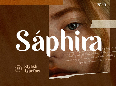 Saphira - Stylish Typeface bold bold fonts branding calligraphy design elegant elegant fonts font design fonts collection handwriting fonts handwritten ligature ligature font professional sans serif serif font serif fonts simple stylish typeface