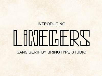 LINEGERS - Sans Serif Font brand branding calligraphy design elegant fonts font design fonts collection lettering logo minimal modern fonts sans serif sans serif font sans serif fonts serif font serif fonts serif typeface simple typeface typography