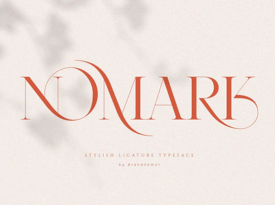 NOMARK || Ligature Typeface calligraphy chic font classy font design font font design fonts collection lettering ligature ligature font ligature serif ligatures luxury font sans serif sans serif font serif font serif fonts stylish typeface typography