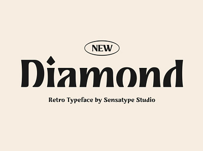 Diamond - Retro Typeface advertising branding character design letters logo old font projects retro font retro fonts retro typeface sans serif sans serif font serif serif font serif typeface special style unique vintage font