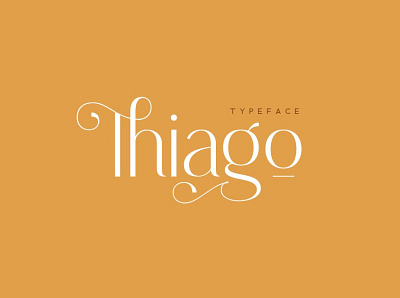 Thiago Font beautiful calligraphy font design font font family fonts collection handwriting handwritten logo logo font luxury font modern modern calligraphy modern font modern logo sans serif sans serif font serif font simple typeface