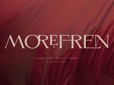 Morefren - Serif Ligature Font calligraphy chic classy design font fonts ligature ligature font ligature fonts ligature serif modern calligraphy professional sans serif serif serif font serif fonts serif ligature serif typeface typeface typography