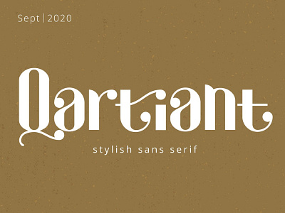 Qartiant - Stylish Sans Serif branding calligraphy calligraphy fonts design elegant fonts font font design fonts fonts collection lettering logo magazine sans serif sans serif font serif font stylish stylish fonts typeface typography website