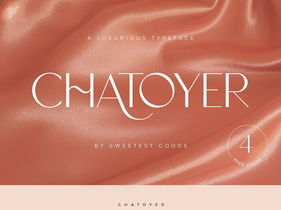 Chatoyer - Luxe Font + Free Logos branding decorative design elegant elegant fonts font font design fonts fonts collection lettering logo modern modern fonts sans serif sans serif font serif font serif fonts simple typeface unique