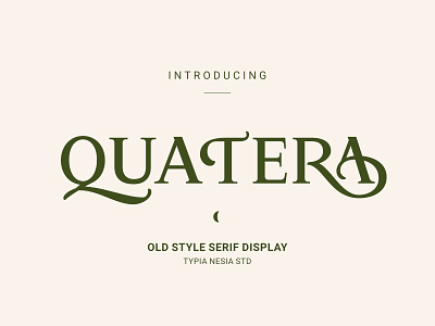 Quatera Display Serif design display display font elegant font font design fonts fonts collection lettering logo luxury luxury font luxury fonts modern professional sans serif font sans serif fonts serif font serif fonts stylish
