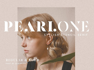 Pearlone - Stylish Stencil Serif design font font design fonts collection lettering logo modern fonts professional sans serif sans serif font serif serif font serif fonts stencil stencil font stencil fonts stylish stylish font stylish fonts stylish stencil font