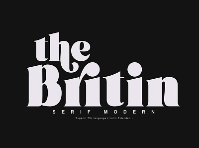 Britin Font advertising branding design elegant fonts font design fonts collection lettering logo font minimal modern modern fonts modern serif modern serif font professional sans serif sans serif font serif serif font serif fonts typeface