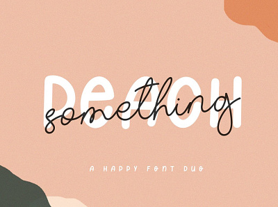 Something Peach - Script Font art branding design elegant fonts font design fonts collection lettering logo modern fonts monoline monoline font professional sans serif sans serif font sans serif fonts script script font script fonts serif font serif fonts