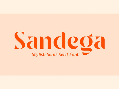 Sandega - Serif Font branding calligraphy calligraphy font design elegant fonts font design fonts collection language lettering logo modern calligraphy modern fonts professional sans serif sans serif font sans serif fonts serif serif font serif fonts typeface