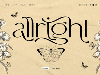 Allright - Fashionable Font chic chic font design fashion fashionable font font awesome font design font family fonts fonts collection lettering logo luxury modern modern calligraphy modern font serif fonts typography wedding