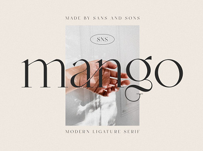 Mango - Modern Serif branding calligraphy design elegant fonts font design fonts collection lettering ligature ligatures logo modern modern fonts modern serif font modern serif fonts sans serif sans serif font serif serif font serif fonts typeface