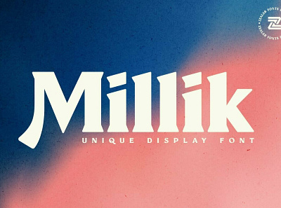 Millik - Display Font calligraphy fonts design display display font display fonts elegant fonts font font awesome font design font family fonts fonts collection lettering logo logo design logo font modern fonts sans serif serif font serif fonts