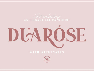 Duarose - An Elegant Serif advertising bold chloe classic classic serif classic serif font classy font elegant elegant serif feminine font design fonts collection logos modern poster pretty serif serif font trending wedding