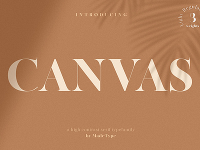 MADE Canvas - Serif Typefamily bold font calligraphy fonts canvas classy classy font classy fonts elegant fonts font design fonts collection lettering fonts logo fonts luxury fonts modern fonts pretty fonts professional fonts sans serif serif serif font serif fonts website fonts