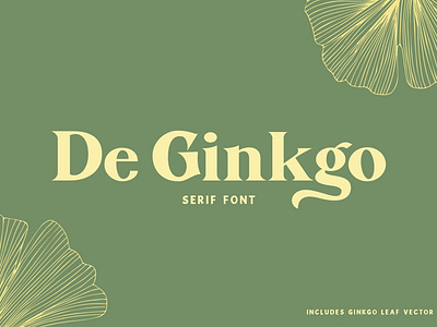 De Ginkgo Font branding classy classy font classy serif display display fonts elegant elegant font elegant fonts elegant serif font design font display fonts collection ginkgo lettering fonts modern fonts serif serif font serif fonts summer font