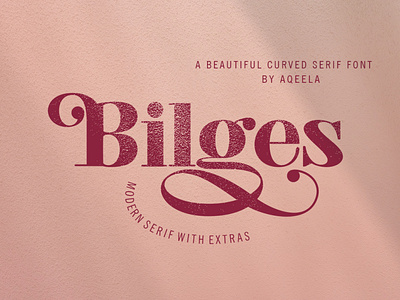 Bilges - Curved Serif Font advertising bold fonts branding calligraphy fonts curved font curved serif curved serif font elegant fonts font design fonts collection lettering fonts logo logo fonts modern fonts sans serif sans serif font serif serif font serif fonts serif typeface