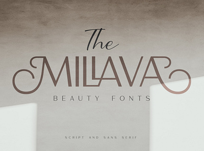 The Millava - Duo Beauty Fonts beauty beauty fonts branding font classic duo beauty fonts font duo fonts duo hand lettered handwriting handwritten lovely font luxury font sans serif sans serif font script font serif serif font serif fonts signature font stylish