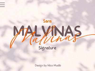 Malvinas Font Duo calligraphy fonts elegant elegant fonts font design font duo fonts collection lettering fonts logo fonts modern fonts sans font sans serif sans serif font sans serif fonts sans serif typeface serif serif font serif fonts signature signature font signature fonts