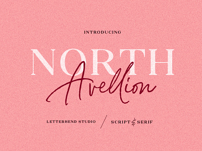 North Avellion - Script & Serif Duo elegant elegant fonts font font design font duo fonts collection logo fonts modern modern fonts sans serif sans serif font sans serif fonts script script font script fonts script typeface serif serif font serif fonts serif typeface