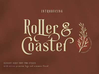 Roller Coaster Elegant Serif (Extra) calligraphy fonts classy elegant elegant fonts elegant serif font design fonts collection lettering fonts logo fonts modern fonts retro sans serif sans serif font sans serif fonts sans serif typeface serif serif font serif fonts serif typeface vintage