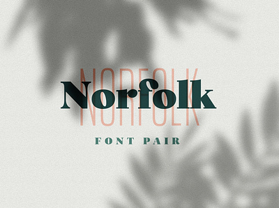 Norfolk - Font Pair Serif & Sans brand elegant elegant fonts font design font pair font serif fonts collection lettering fonts logo fonts modern modern fonts sans serif sans serif font sans serif fonts sans serif typeface serif serif font serif fonts serif typeface simple