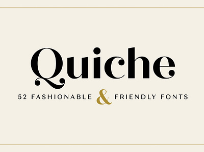 Quiche Font Family branding design fashion fashion font fashionable font family fonts collection lettering logo modern popular professional sans serif sans serif font sans serif fonts serif serif font serif fonts trending trendy