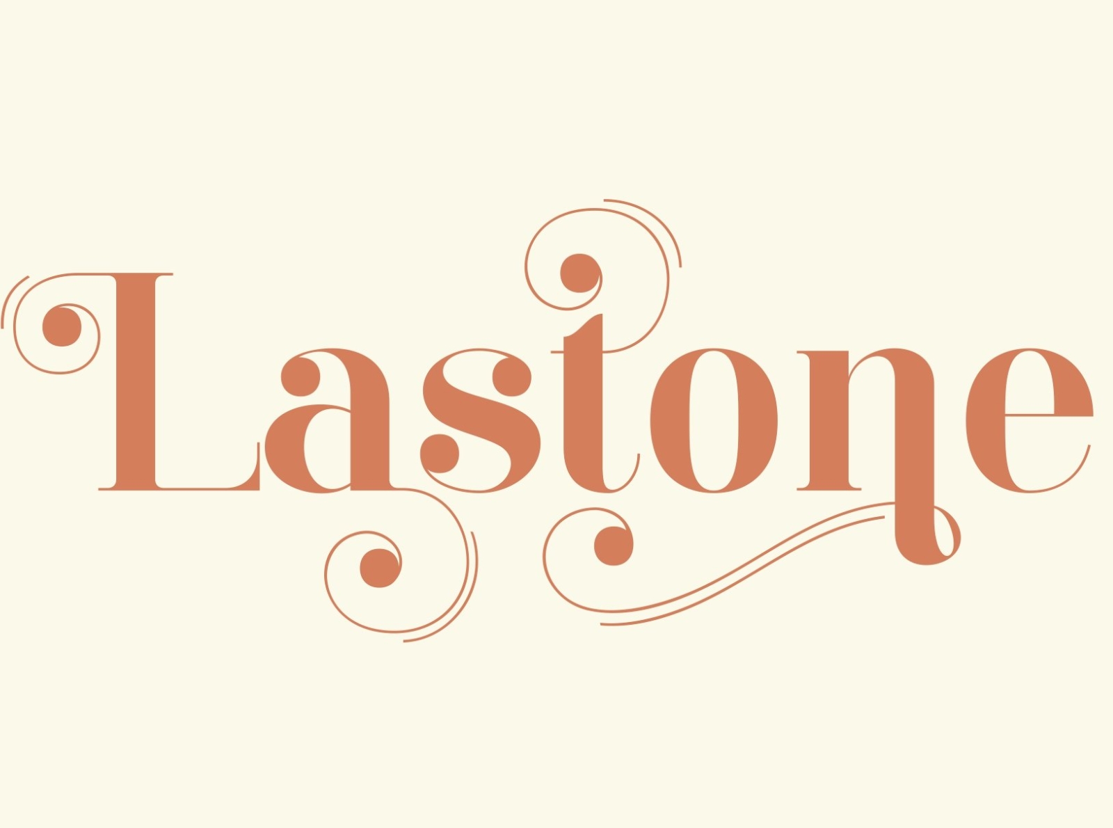 Download Lastone Display Font By Fonts On Dribbble PSD Mockup Templates