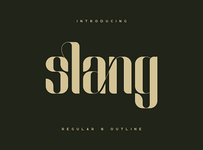 Slang - Ligature Font bold branding design elegant fonts font design fonts collection ligature ligature font ligatures logo fonts luxury modern fonts regular font sans serif sans serif font sans serif fonts serif serif font serif fonts slang