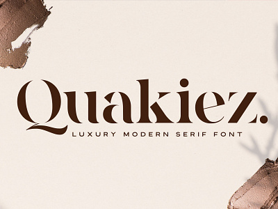 Quakiez - Luxury Modern Serif display font elegant fonts font design fonts collection lettering fonts logo fonts luxury luxury modern serif luxury serif modern modern font modern fonts modern serif sans serif sans serif font serif serif font serif fonts serif typeface stylish fonts