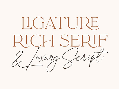 La Luxes Font Duo + Logos font design fonts collection logo logo design logos luxury modern fonts sans sans serif sans serif font sans serif fonts sans serif typeface script script font script fonts script typeface serif serif font serif fonts serif typeface