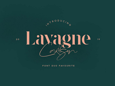 Lavagne Carlsen Type business font fashion font font font awesome font design font duo fonts fonts collection instagram lettering ligature logo minimal minimalist modern script font serif font type typeface typography