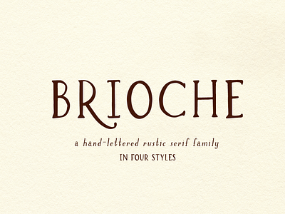 Brioche Rustic Serif Font Family branding elegant fonts font design font family fonts collection hand lettered lettering logo modern fonts rustic sans serif sans serif font sans serif fonts serif serif font serif font family serif fonts serif typeface style vintage