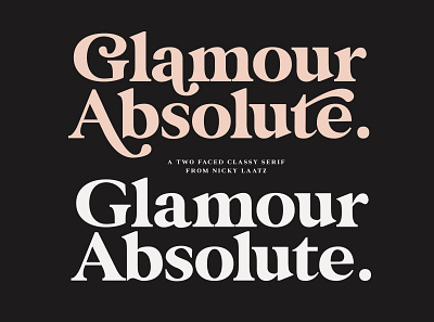 Glamour Absolute Modern/Vintage Font chic elegant fonts font design fonts collection glamour luxury modern modern font modern fonts professional retro fonts sans serif serif font serif fonts simple trending trendy vintage vintage font vintage fonts