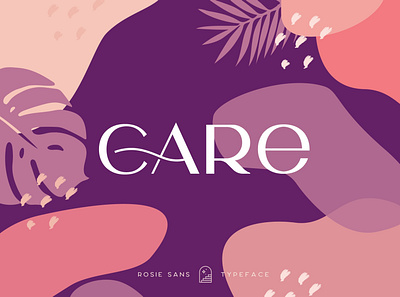 Rosie Sans - Gorgeous Typeface branding design elegant fonts font font design fonts collection gorgeous gorgeous typeface lettering lettering fonts logo modern sans serif sans serif font serif serif font serif fonts tropical typeface typography