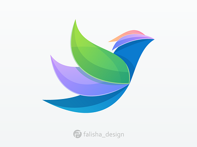 bird logo 3d bird branding design flat icon illustration illustrator logo minimal typography vector