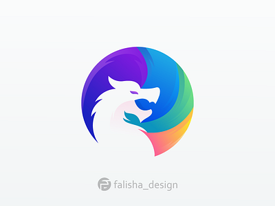 dragon 3d branding colorfull design dragon drawing flat icon illustration illustrator logo typography vector