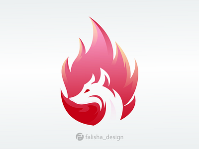 fox, fire logo 3d branding colorful design fire flat fox icon illustration illustrator logo typography vector