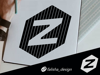 z logo idea 3d abstract box branding circle design flat hexagon icon initials logo monogram triangle ui vector z