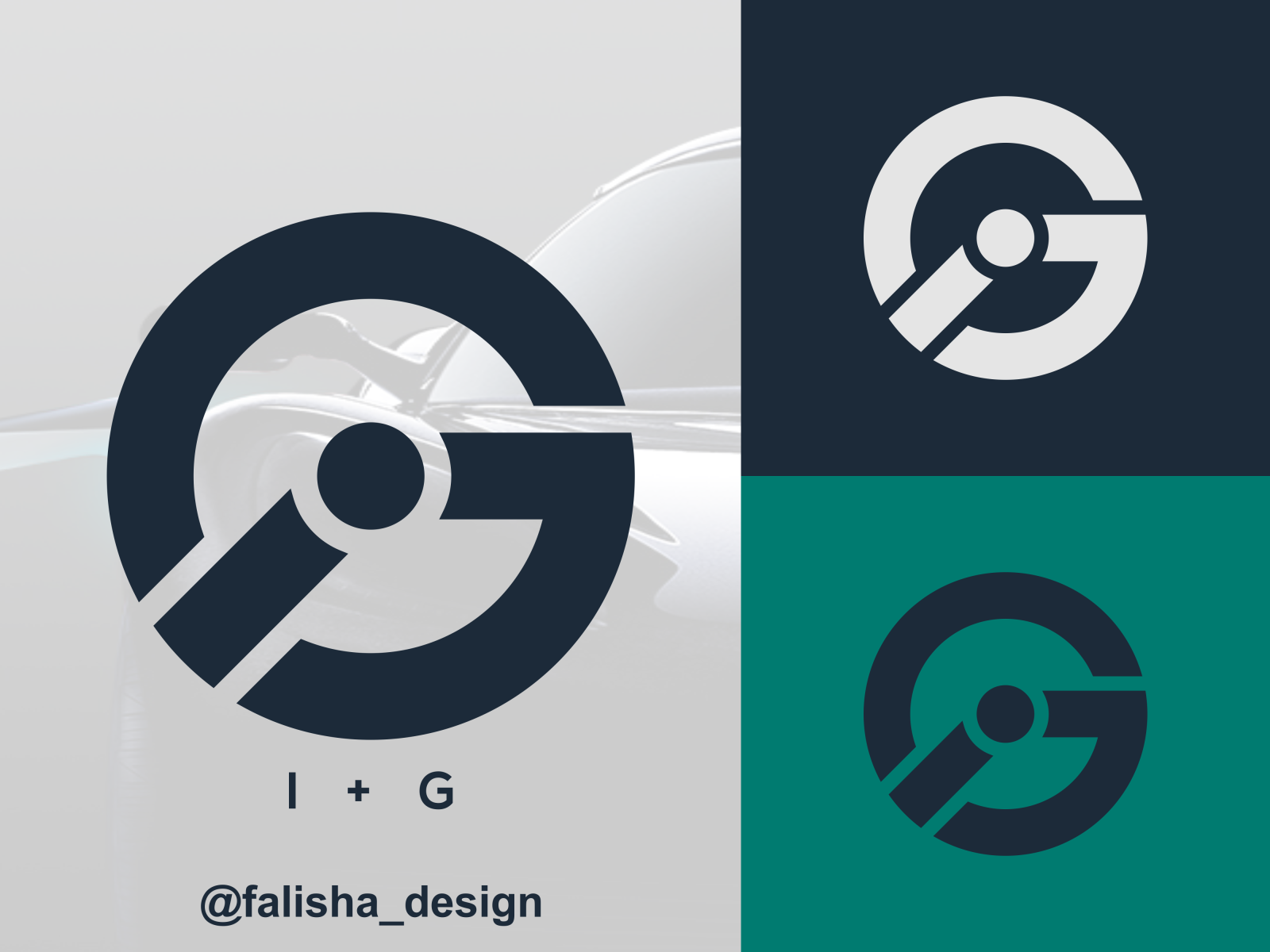 Ig Logo By Falisha Design On Dribbble