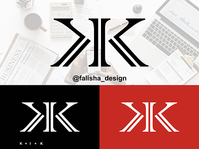 kik logo abstract app branding circle design flat hexagon i icon ik initial initials k ki kik logo monogram typography ui vector