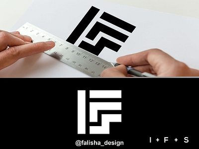 ifs logo 3d abstract branding circle company design f flat fs hexagon i icon if ifs illustration logo monogram s triangels vector