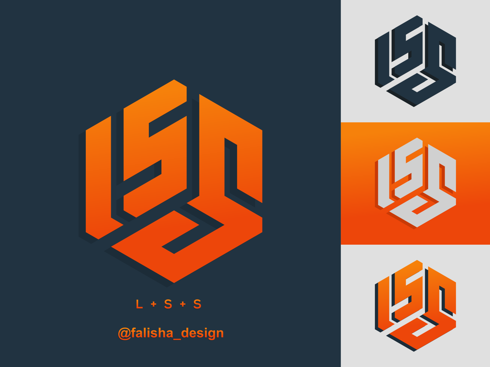 lss monogram logo by logo_mossion on Dribbble