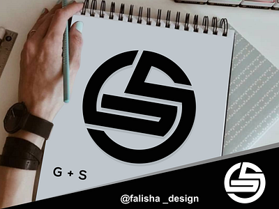 gs monogram logo 3d abstract awesome brand identity branding circle design flat g gs icon illustration initial logo logo design logoawesome monogram s sg vector