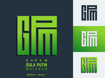 gpm monogram logo 3d abstract brand design brand identity branding design flat g gm gp gpm icon illustration initials logo logoawesome m monogram p vector